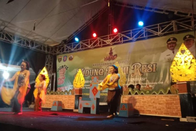 Pemkab Ngawi Sosialisasi Pencegahan Peredaran Rokok Ilegal Melalui Pagelaran Budaya