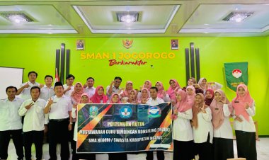 SMA Se-Kabupaten Ngawi Gelar Pertemuan MGBK, Ini yang Dibahas