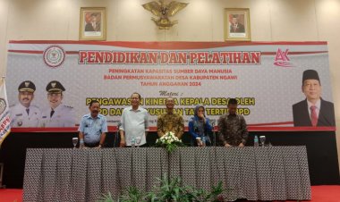BPD se-Ngawi Ikuti Diklat Bimtek Guna Tingkatkan Pengawasan Kinerja Kades