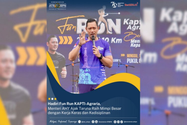 Menteri AHY Ajak Taruna Raih Mimpi Besar dengan Kerja Keras dan Kedisiplinan