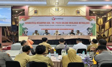 Pilkada 2024, Bawaslu Ngawi Undang Fokopimda Sosialisasi Netralitas ASN, TNI dan Polri 
