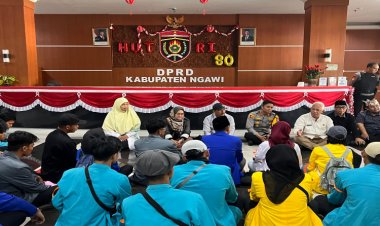 Ketua DPRD Ngawi Terima Aspirasi Mahasiswa: Kami Terbuka untuk Berdiskusi