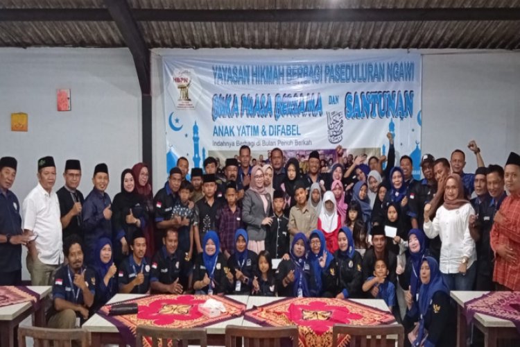 Ketua Baznas Ngawi Samsul Hadi Hadiri Yayasan HBPN Santunan Anak Yatim dan Difabel